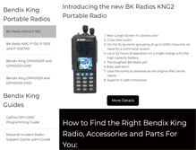 Tablet Screenshot of bendixkingradio.com